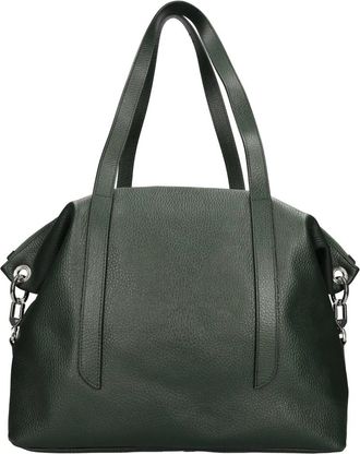 Rebelle Leren Tas - Dames - Shoppers - Groen - ONE Size - Leer - Tassen