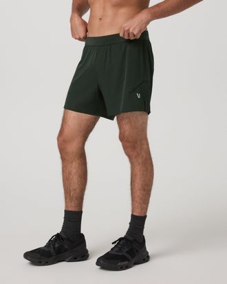 Vuori Clothing Qualify Shorts Lined 5 | Deep Forest | XS, Size Extra Small