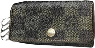 Louis Vuitton Pre-owned Accessories, female, Brown, Size: ONE SIZE Pre-owned Leather Key-holder