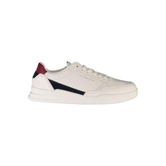 Tommy Hilfiger Bianco Leren Sneakers voor Mannen