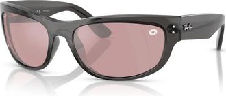 Ray-Ban Rb 2289 Mega Balorama - Dames - Zonnebrillen - Zwart - 63 MM - Accessoires