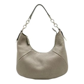 Fendi Pre-owned Shoulder Bags, female, Gray, Size: ONE SIZE Pre-owned Selleria Shoulder Bag