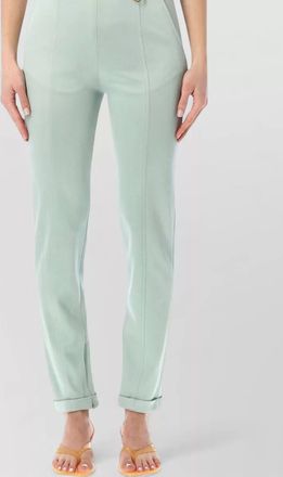 Chlo&eacute; leggings trousers belt loops button d ring
