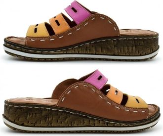 Generic Womens Leather Sandals Ladies Mules Size 3 Lightweight Sandals Size 6 Lightweight Sandal Ladies Real Leather Sandal Womens Mule Mule Mules Wedge Heel 