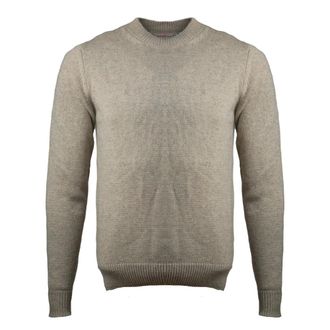 Windsor Pullover in cashmere - - Knitwear - Uomo - Beige - S