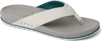 Reef Cushion Bonzer Flip Flop in Grey/forest at Nordstrom, Size 9