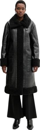 Iceberg Parka - Dames - Parka Jassen - Zwart - S - Leer - Jassen