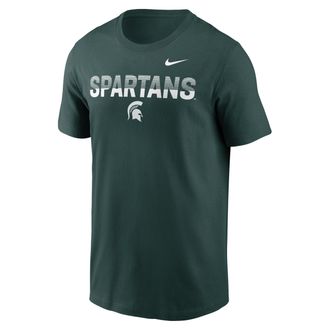 Nike Michigan State Primetime Kinetic Nike Mens College T-Shirt in Green | N1993EYMST-59L