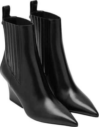 Valentino Garavani 75Mm Vlogo Lockette Beatle Boots In Black