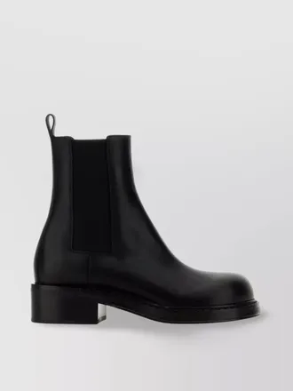 Bottega Veneta leather cliff ankle boots