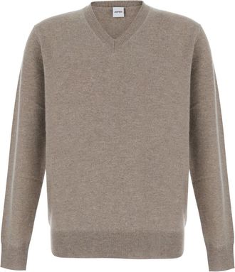 Aspesi Beige V Neck Sweater