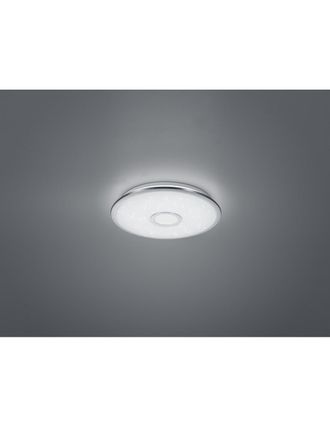 Trio Iperbriko - Plaf&oacute;n Multifuncional Disco Led Osaka &Oslash;42 Cm Chrome Trio Lighting