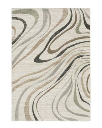 Style Haven Stylehaven Calypso Abstract Waves Power-Loomed Area Rug