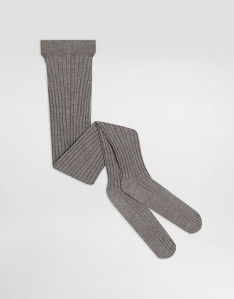 Dolce & Gabbana Hold-up Socks - Woman Gray M