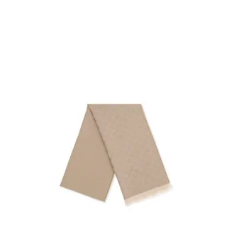 Gucci Womens Beige Wool Oves Aries Foulard Accessory
