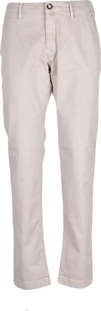 Jacob Cohen Classic Straight-Leg Chino Trousers With Minimalist Design