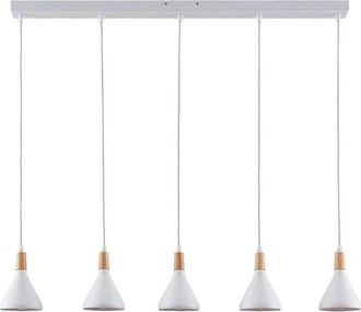 Lindby Lámpara colgante Arina en Blanco de Metal - Lindby