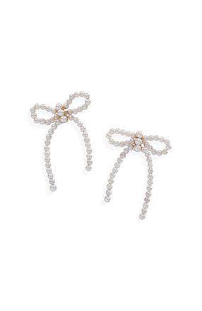 Alex and Ani Pearl Bow Earrings at Nordstrom
