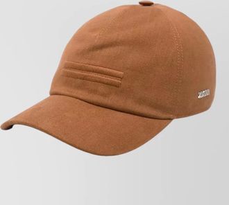 Ermenegildo Zegna linen baseball cap