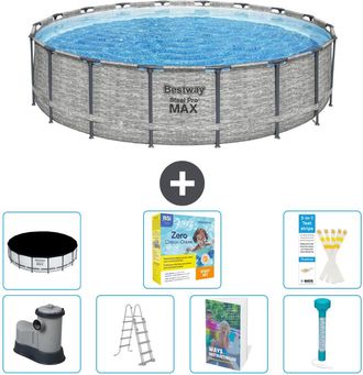 Bestway Piscina Bestway Steel Pro Max Redonda - 549x122 Cm - 8-piezas S532