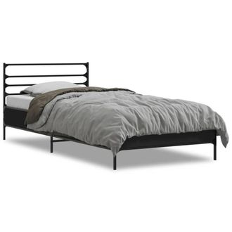 Berkfield Home Bed Frame without Mattress Black 90x200 cm