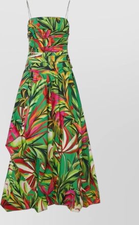 Farm Rio cotton printed midi dress