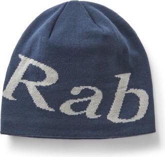 RAB Logo Beanie M&uuml;tze - Unisex | blau