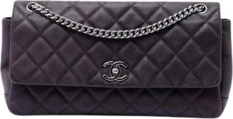 Chanel Borsa a spalla Chanel Pre-owned Classic Flap usata - - Pre-owned - Donna - Viola - ONE SIZE