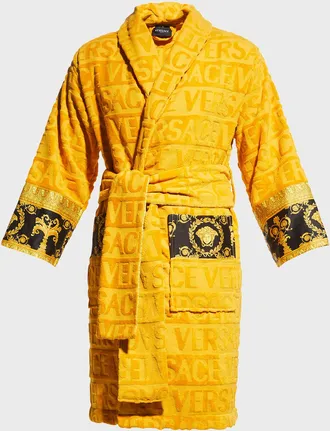 Versace Unisex Barocco Sleeve Robe