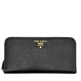 Prada Pre-owned Long Wallet (bi-fold) - - Pre-owned - Donna - Nero - ONE SIZE