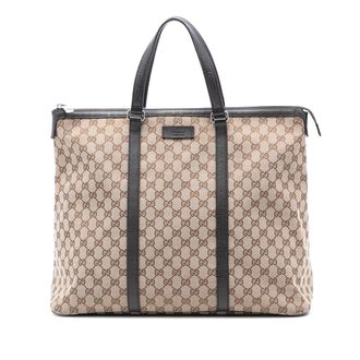 Gucci Tweedehands Gg Canvas Schoudertas