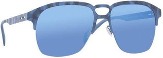 Italia Independent II 0502 023.000 Mens Sunglasses Blue Size 54