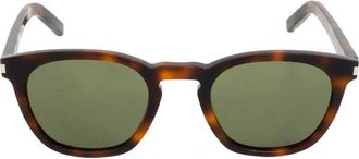 Saint Laurent Sunglasses, unisex, Brown, Size: 49 MM SL 28 Sunglasses