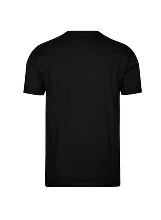 Trigema T-Shirt TRIGEMA TRIGEMA V-Shirt DELUXE Baumwolle, Damen, Gr. 4XL, schwarz, Single Jersey, 100% Baumwolle, Basic, lang, V-Ausschnitt, Shirts T-Shirt