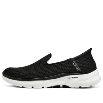 Skechers (WMNS) Skechers Go Walk 6 Shoes Black White 896236-BKW