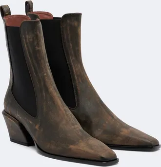 PARIS TEXAS Bettina leather Chelsea boots