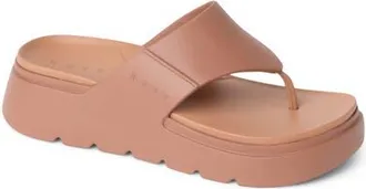 Reef Cali Laguna Platform Flip Flop in Mocha Mousse at Nordstrom, Size 11