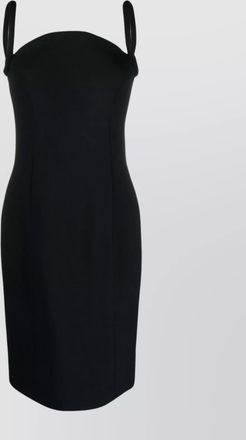 Versace satin pencil midi dress