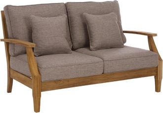 Safavieh Couture Martinique Wood Patio Loveseat