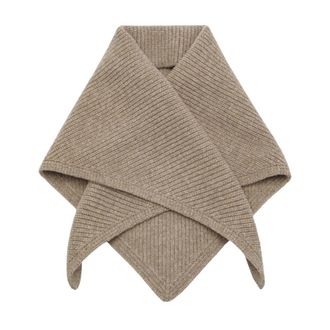 STUDIO NICHOLSON Pythagoras Sjaal - Heren - Accessoires - Beige - Maat: ONE Size Wol
