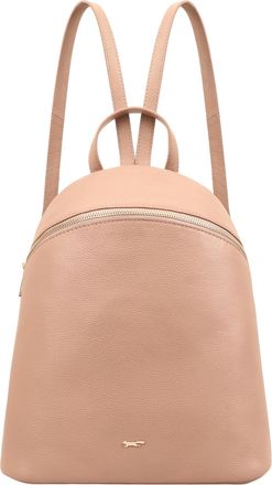 Paul Costelloe Womens Panoma Pink Leather Backpack Bag - One Size