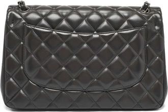 Chanel Borsa a spalla Jumbo Double Flap 2012 - Grigio