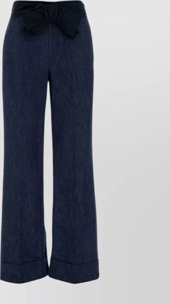 Valentino Garavani denim wide-leg trousers