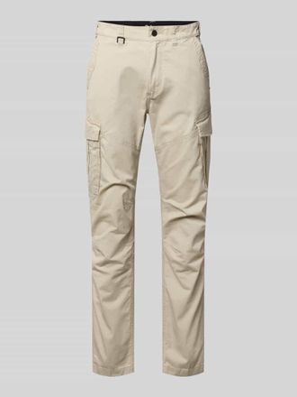 s.Oliver Red Label Regular Fit Cargohose aus Baumwoll-Mix in Beige, Gr&ouml;&szlig;e XXL