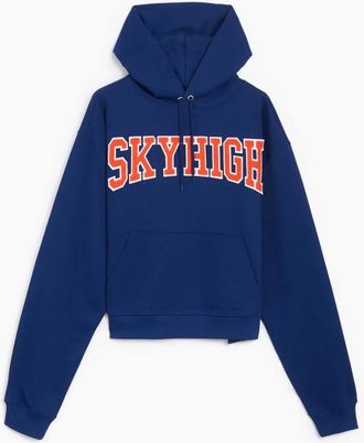 Sky High Farm SKY High Farm, Hoodies & sweatvesten, Heren, Blauw, S, Katoen, Boerderij Werkkleding Hoodie met Voorzak