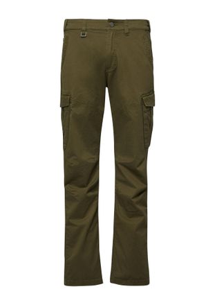 s.Oliver Cargohose S.OLIVER, Herren, Gr. XXL, N-Gr, dunkelgr&uuml;n, Web, Obermaterial: 97% Baumwolle, 3% Elasthan, unifarben, bootcut fit lang, Hosen Cargohose, mi