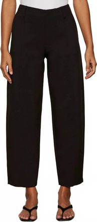 Sanctuary Polished Barrel Pant In Black