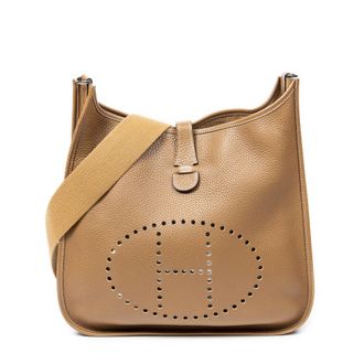 Herm&egrave;s Pre-owned Womens Evelyne I GM Shoulder Bag - Gold - One Size