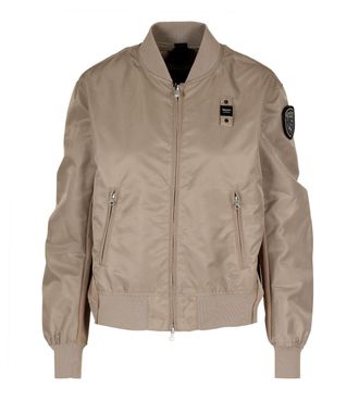 Blauer Cappotto Blauer Beige