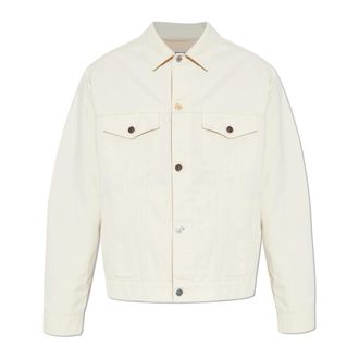 Moschino Denim jas - Heren - Spijkerjassen - Beige - L - Denim - Jassen
